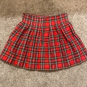 Plaid Mini Skirt